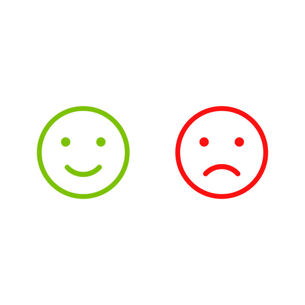 Smile face icons - Vector, Image