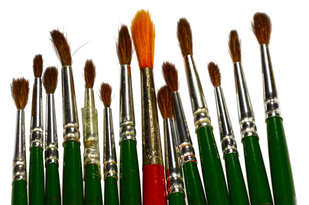 Mixed paint brushes - Photo, Image