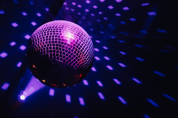 Disco ball colorful lighting  - Φωτογραφία, εικόνα