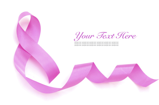 Pink ribbon. - Photo, Image