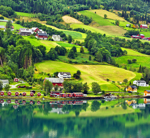 Olden, Noorwegen. - Foto, afbeelding