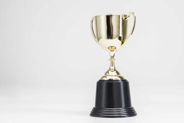 Trofej pohár na bílém pozadí - Fotografie, Obrázek