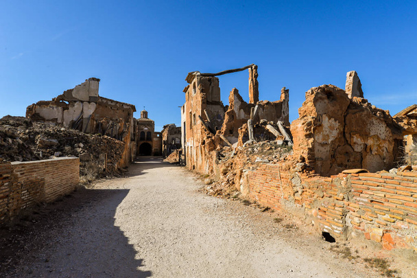 Les ruines de Belchite - Espagne
 - Photo, image