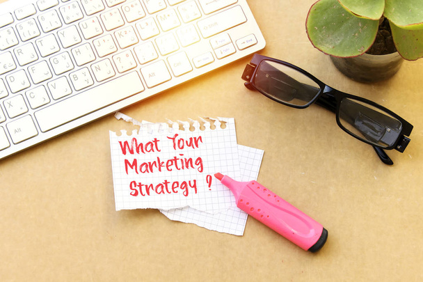 Ποια στρατηγική μάρκετινγκ σας; έννοια - Φωτογραφία, εικόνα