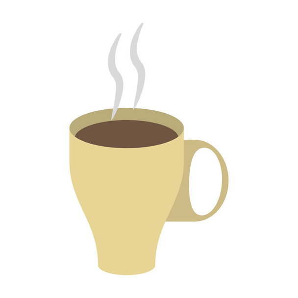 xícara de café quente - Vetor, Imagem