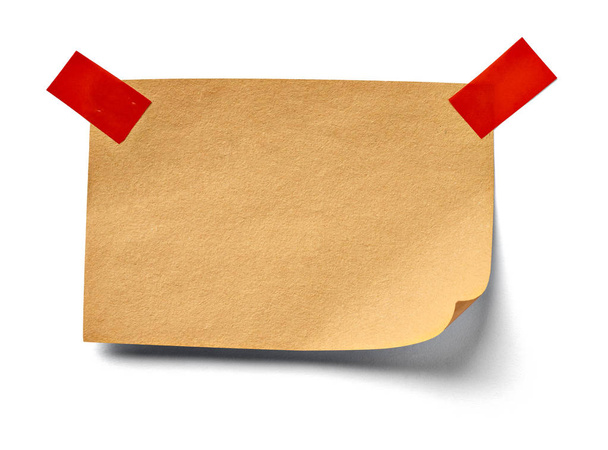 papel de nota etiqueta de signo en blanco etiqueta - Foto, Imagen