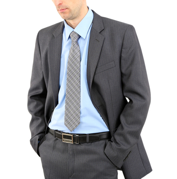 Young businessman isolated on whit - Photo, image