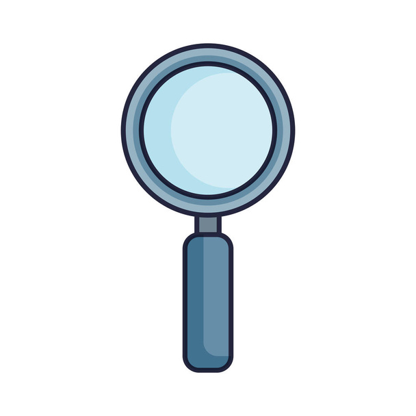search magnifying glass icon - Vector, Image
