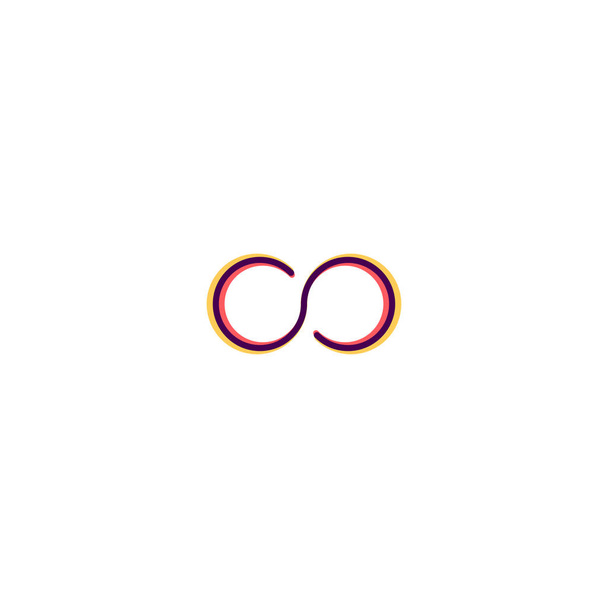 Unendlichkeit Symboldesign. Wesentliches Icon-Vektor-Design - Vektor, Bild