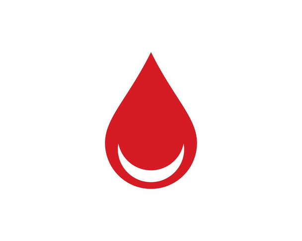 Blood Logo vector icon - Vector, Image
