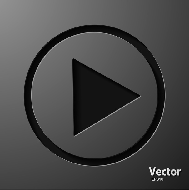 Botón con señal de juego
 - Vector, imagen