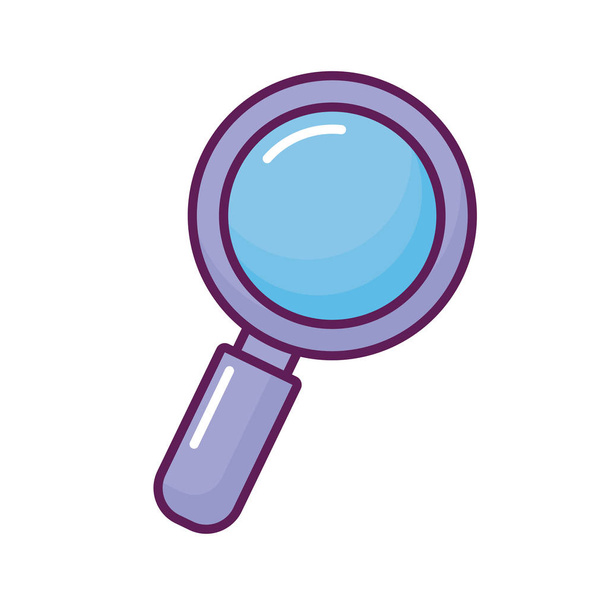 search magnifying glass icon - Vector, Image