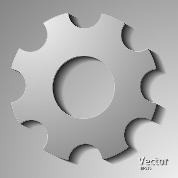 Mechanical gear - Vector, imagen