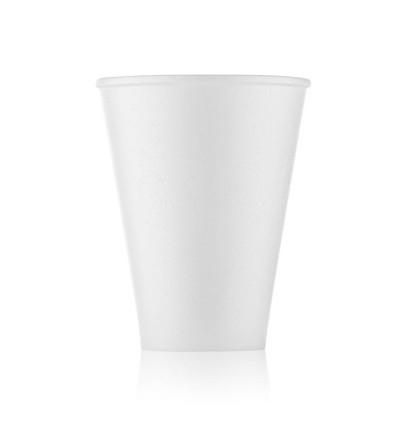 White plastic cup - Photo, Image