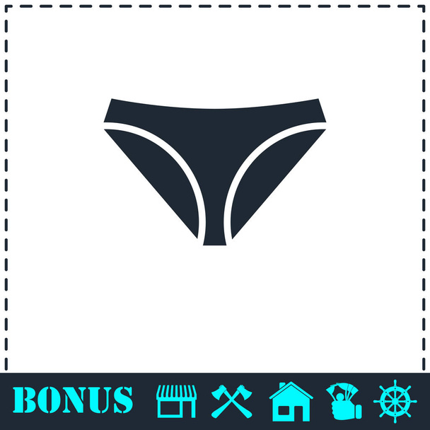 Premium Vector  Women underwear banned here vector icon no panty vector  icon
