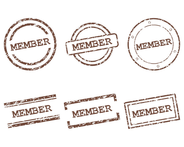 Členské známky - Vektor, obrázek