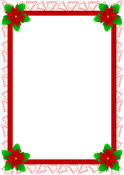 Christmas frame - Vektor, kép