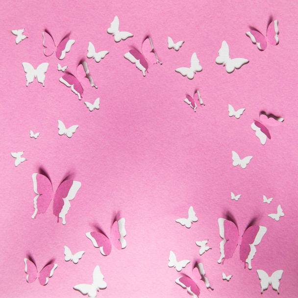 Beautiful paper butterflies - Foto, Imagem
