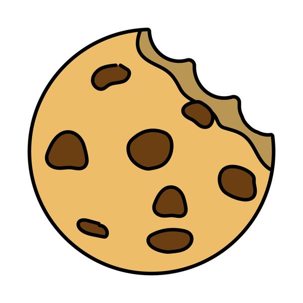 甘いクッキー漫画 - ベクター画像