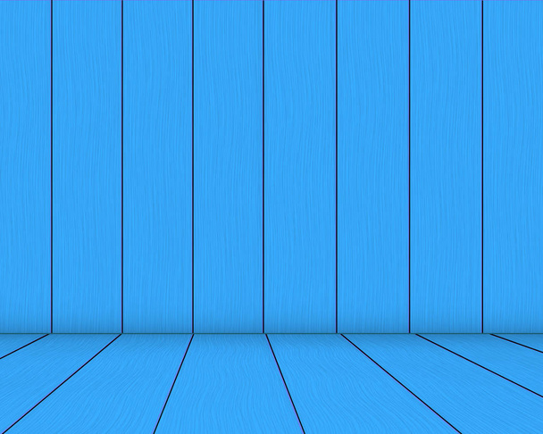 Vetor de caixa de madeira azul em estilo realista
. - Vetor, Imagem