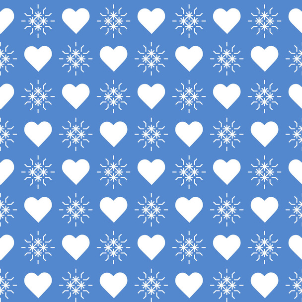 Seamless pattern with hearts. Valentine's Day - Wektor, obraz