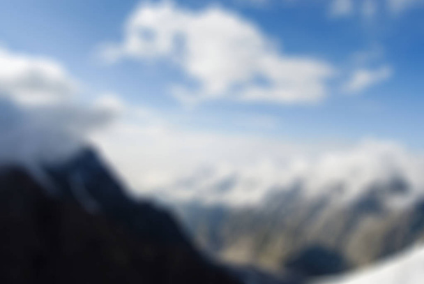 Mountaineering tourism  theme blur background - Photo, Image