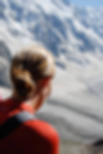 Mountaineering tourism  theme blur background - Valokuva, kuva
