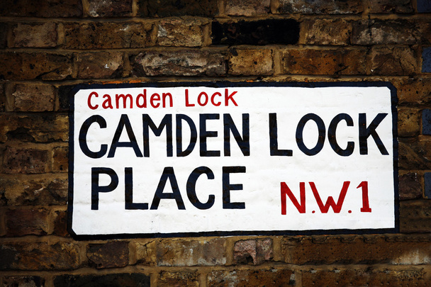 London Straßenschild, camden - Foto, Bild