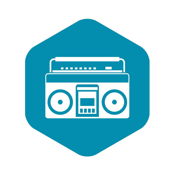 Recorder icon, simple style - Vector, Image