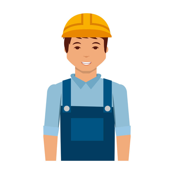 Stavební profesionální avatar postava - Vektor, obrázek