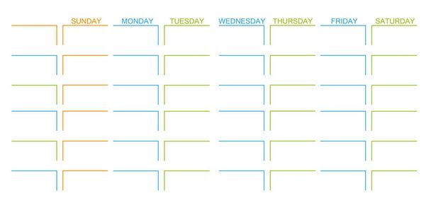 Информация о расписании календаря
 - Вектор,изображение