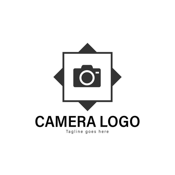 Design de modelo de logotipo da câmera. Logotipo da câmera com design de vetor de quadro moderno
 - Vetor, Imagem