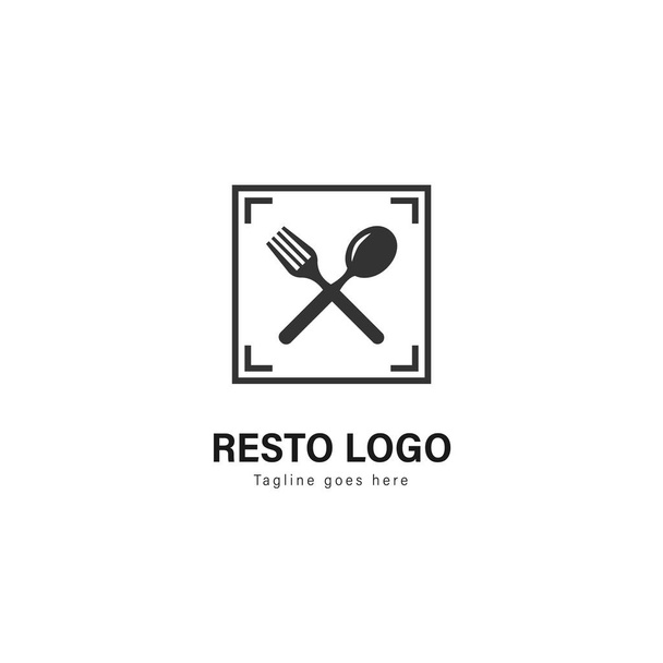 Ravintolan logo malli suunnittelu. Ravintolan logo moderni runko vektori suunnittelu
 - Vektori, kuva