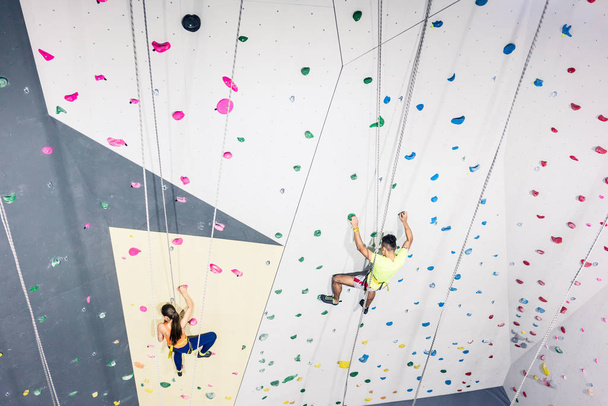 Training of climbing wall - Photo, Image