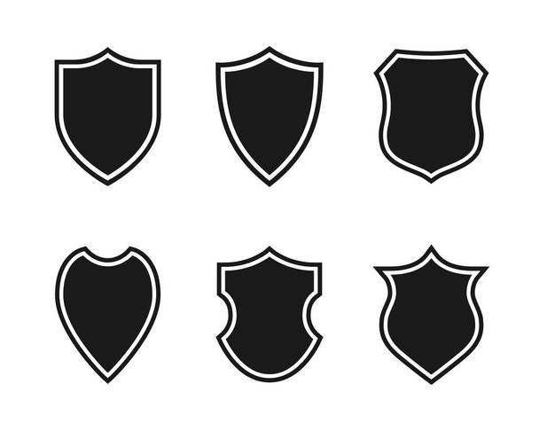 Set shields - Vector, Image