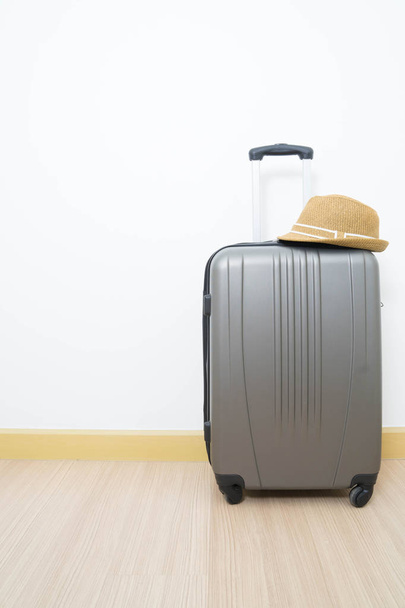 summer holidays travel concept suitcase or luggage bag - 写真・画像