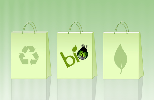 Ecological shopping bag - Foto, afbeelding