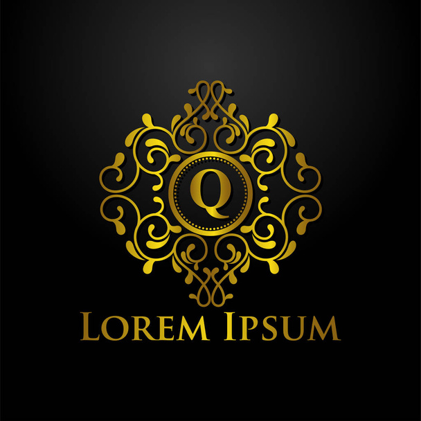 Luxury logo template - Vector, Image