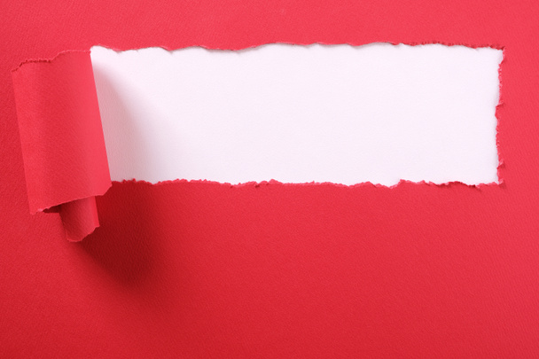 червоний паперовий банер білий фон
 - Фото, зображення