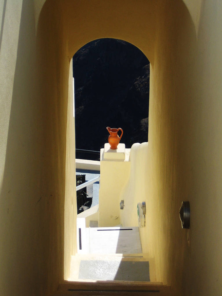 Belle île grecque Santorin fond de saison d'été
 - Photo, image