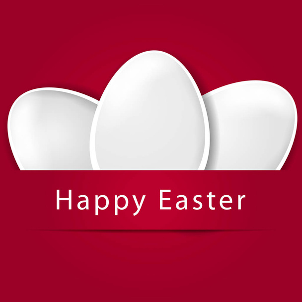 Beautiful Easter eggs illustration - Vetor, Imagem