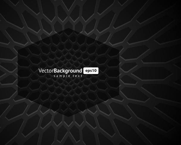 Grill hexagon pattern vector background - Vektor, kép