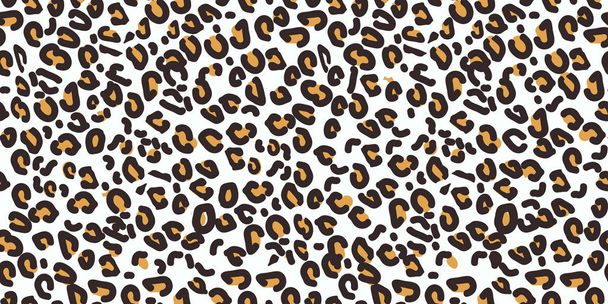 Nahtloses Leopardenmuster. Animal Print. Vektorhintergrund - Vektor, Bild