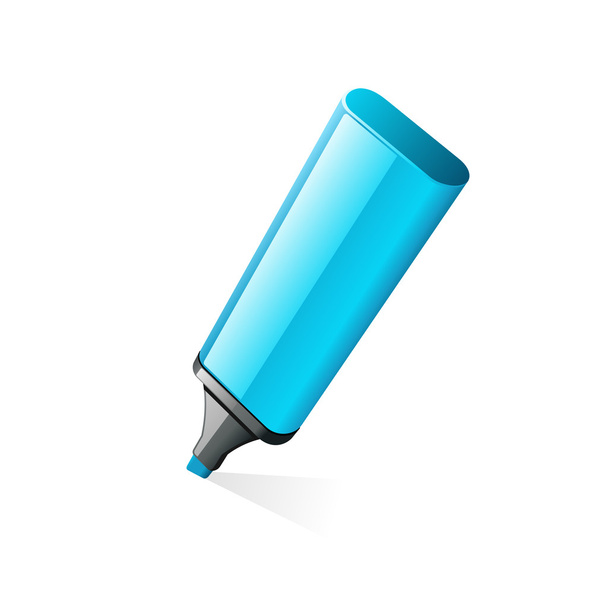 Highlighter pen vector background - Vettoriali, immagini