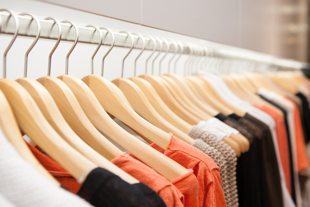 Clothes On a Rack - Photo, Image
