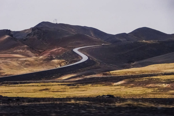 Islandia i niesamowity islandzki charakter i krajobrazy - Zdjęcie, obraz