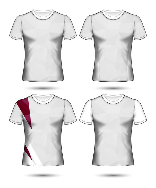  t-shirt szablony Abstrakcja geometryczna zbiór różnych co - Wektor, obraz