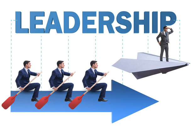 Conceito de liderança com vários empresários
 - Foto, Imagem