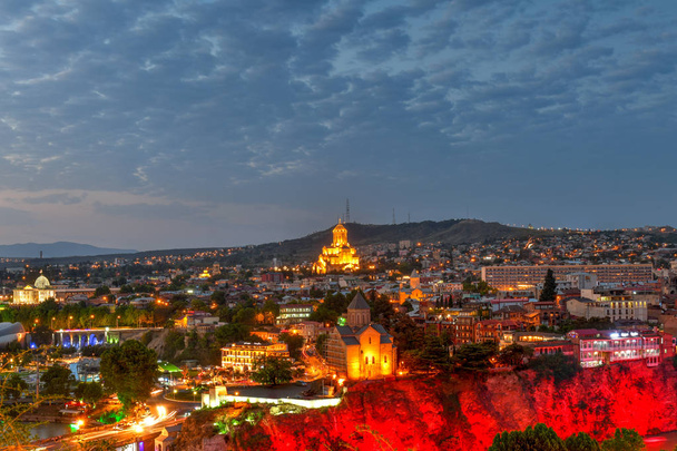 Vue panoramique sur la ville - Tbilissi, Géorgie
 - Photo, image