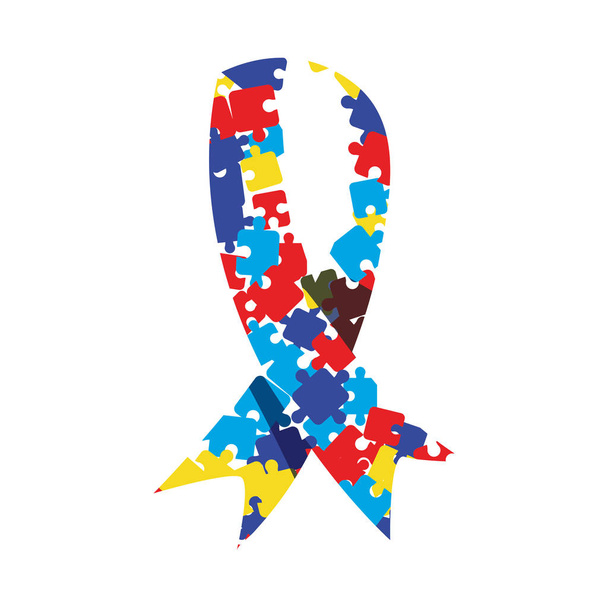 Dia da conscientização do autismo
 - Vetor, Imagem